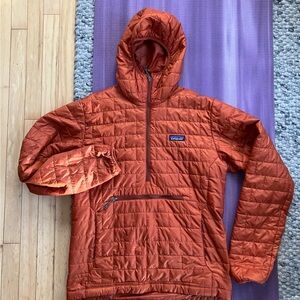 Patagonia Orange Puffer Jacket